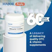 Major Therapeutic Moisturizing Minerin Cream – 16 oz | Intensive Relief for Dry, Cracked, Sensitive Skin - RMS PRODUCTS