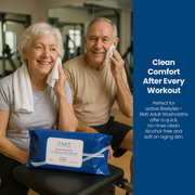 RMS BRANDS Disposable Wipes/Washcloths 8” x 12” - 8 Pack (576 count) - RMS PRODUCTS