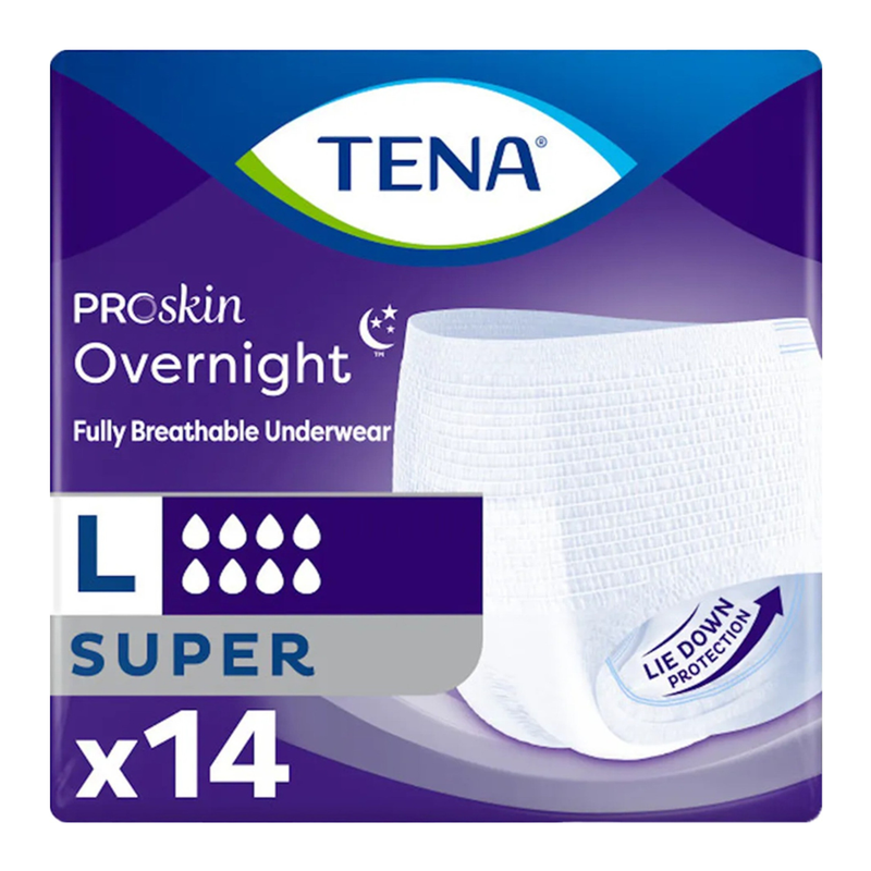 TENA ProSkin Overnight Super Protective Adult Incontinence Underwear, Heavy Absorbency - RMS PRODUCTS