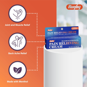 Rugby Maximum Strength Pain Relieving Cream – 3 oz | Fast-Acting Topical Relief for Muscle & Joint Pain - RMS PRODUCTS