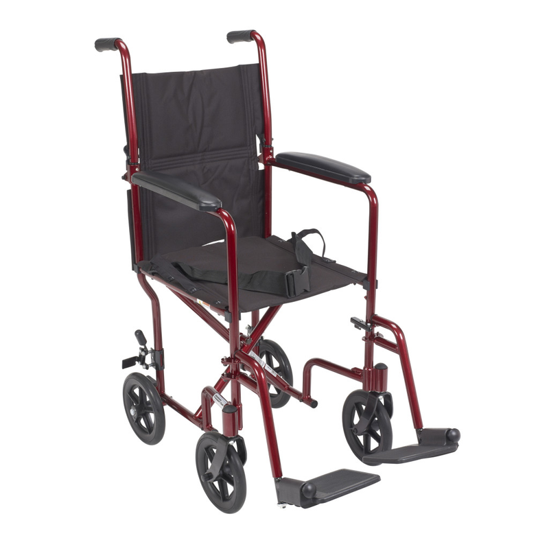 Drive Medical Lightweight Aluminum Transport Chair - RMS PRODUCTS
