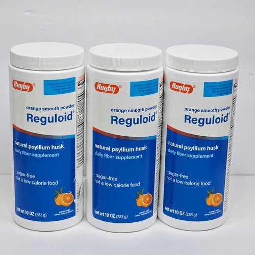 Rugby Orange Smooth Reguloid 13 oz Natural Psyllium Fiber Supplement