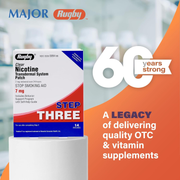 Rugby Clear Nicotine Transdermal System Patch 7mg – Step 3 – 14 Patches | Stop Smoking Aid for Final Step in Nicotine Replacement Therapy - RMS PRODUCTS