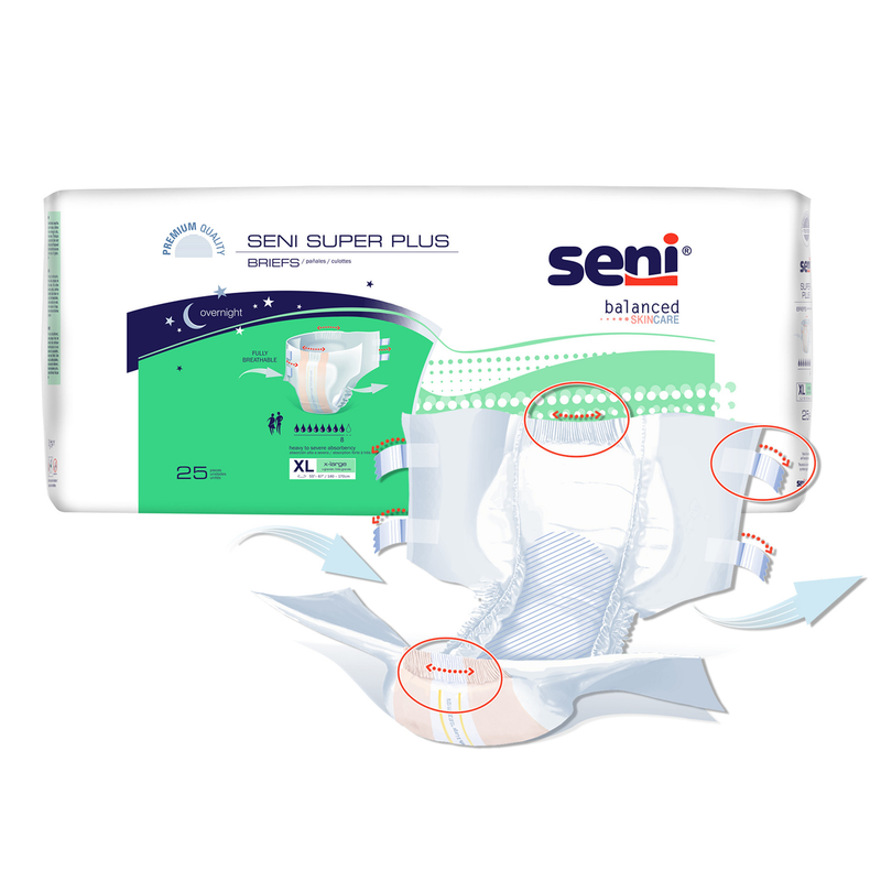 Seni Super Plus Adult Diapers with Tabs - RMS PRODUCTS