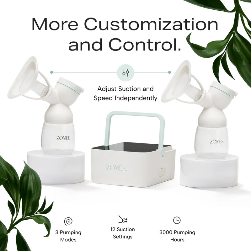 Zomee Mother’s Nature™ H1 Hospital-Grade, Dual-Motor Breast Pump