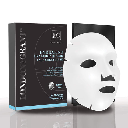 London and Grant Sheet Masks For Face - 10 Sheets - RMS PRODUCTS