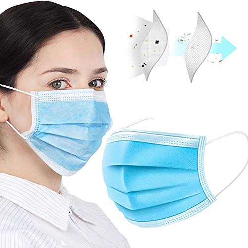 Disposable 3 Ply Breathable & Comfortable Anti Dust Face Masks For Adults - RMS PRODUCTS