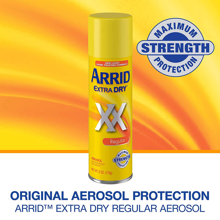 Arrid Arrid Extra Dry Antiperspirant Deodorant Spray Regular (Pack of 3) - RMS PRODUCTS