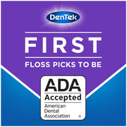 DenTek Cross Flosser Plaque Control Floss Picks, X-Shaped Floss, 75 Count, 3 Pack - RMS PRODUCTS