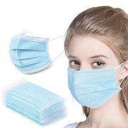 Disposable 3 Ply Breathable & Comfortable Anti Dust Face Masks For Adults - RMS PRODUCTS