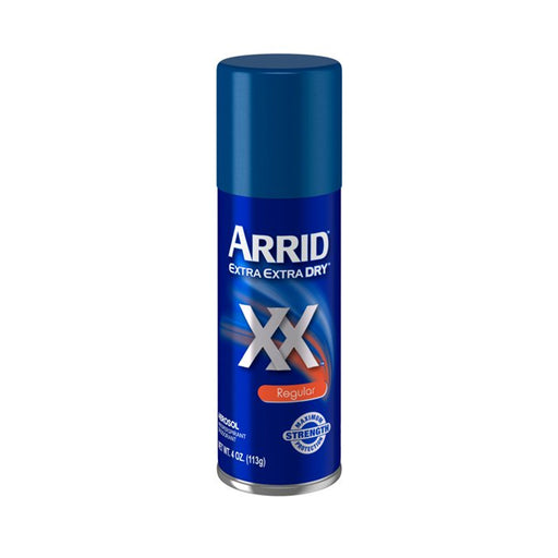 Arrid XX Extra Extra Dry Aerosol Antiperspirant Deodorant, Regular 4 oz - RMS PRODUCTS