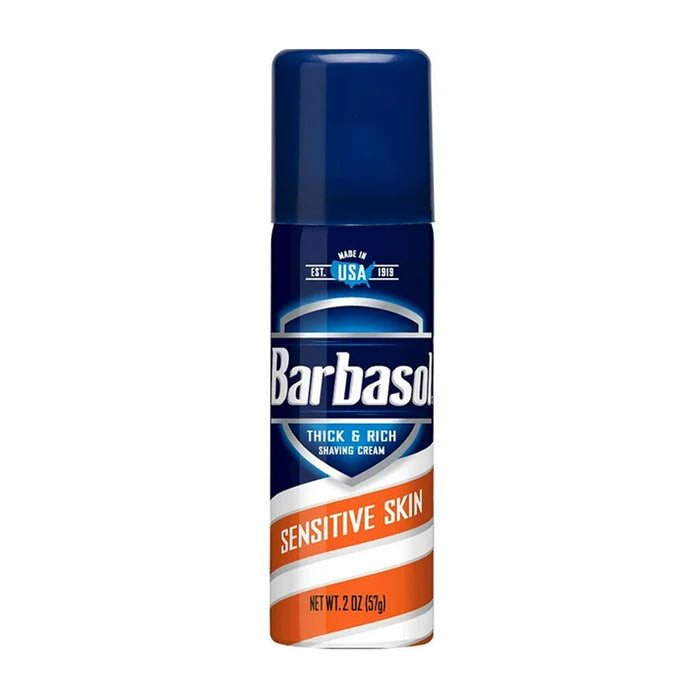 Barbasol Sensitive Skin Thick & Rich Shaving Cream 2oz - RMS PRODUCTS