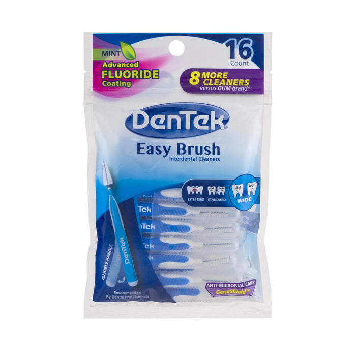 DenTek Easy Brush Interdental Cleaners Mint 16 ct - RMS PRODUCTS