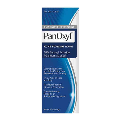 PanOxyl Foaming Acne Wash Maximum Strength 10% Benzoyl Peroxide - RMS PRODUCTS
