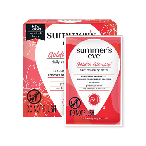 Summer's Eve Feminine Cleansing Wipes, Golden Glamour, 16 Count - RMS PRODUCTS