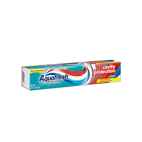 Aquafresh Cavity Protection Fluoride Toothpaste, Cool Mint 3 oz (Pack of 2) - RMS PRODUCTS