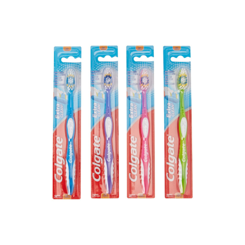 Colgate Extra Clean Full Head Toothbrush, Soft, Assorted Colors (Pack of 12) - RMS PRODUCTS
