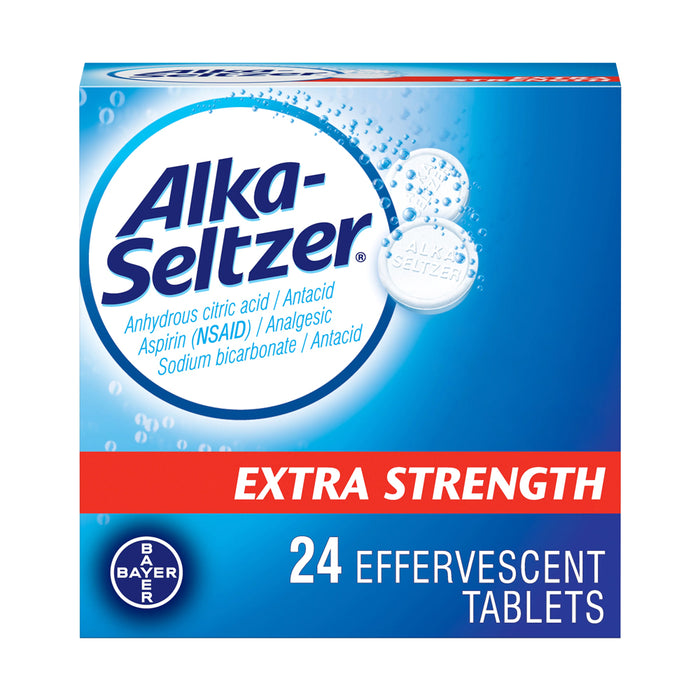 Alka-Seltzer Effervescent Extra Strength, 24 ct - RMS PRODUCTS