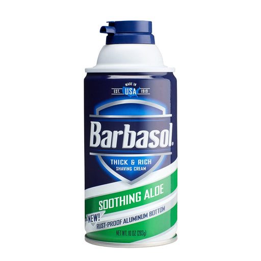 Barbasol Soothing Aloe Thick and Rich Shaving Cream , 10 oz - 3 Pack - RMS PRODUCTS